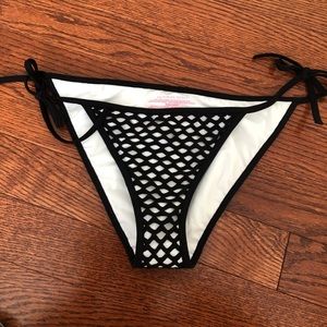 VS black white bikini bottoms
